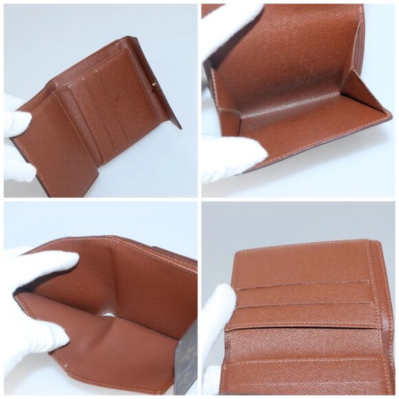 LOUIS VUITTON Monogram Porte Monnaie Bier Cartes Crdit Wallet M61652 Auth ki5989 - Picture 15 of 16